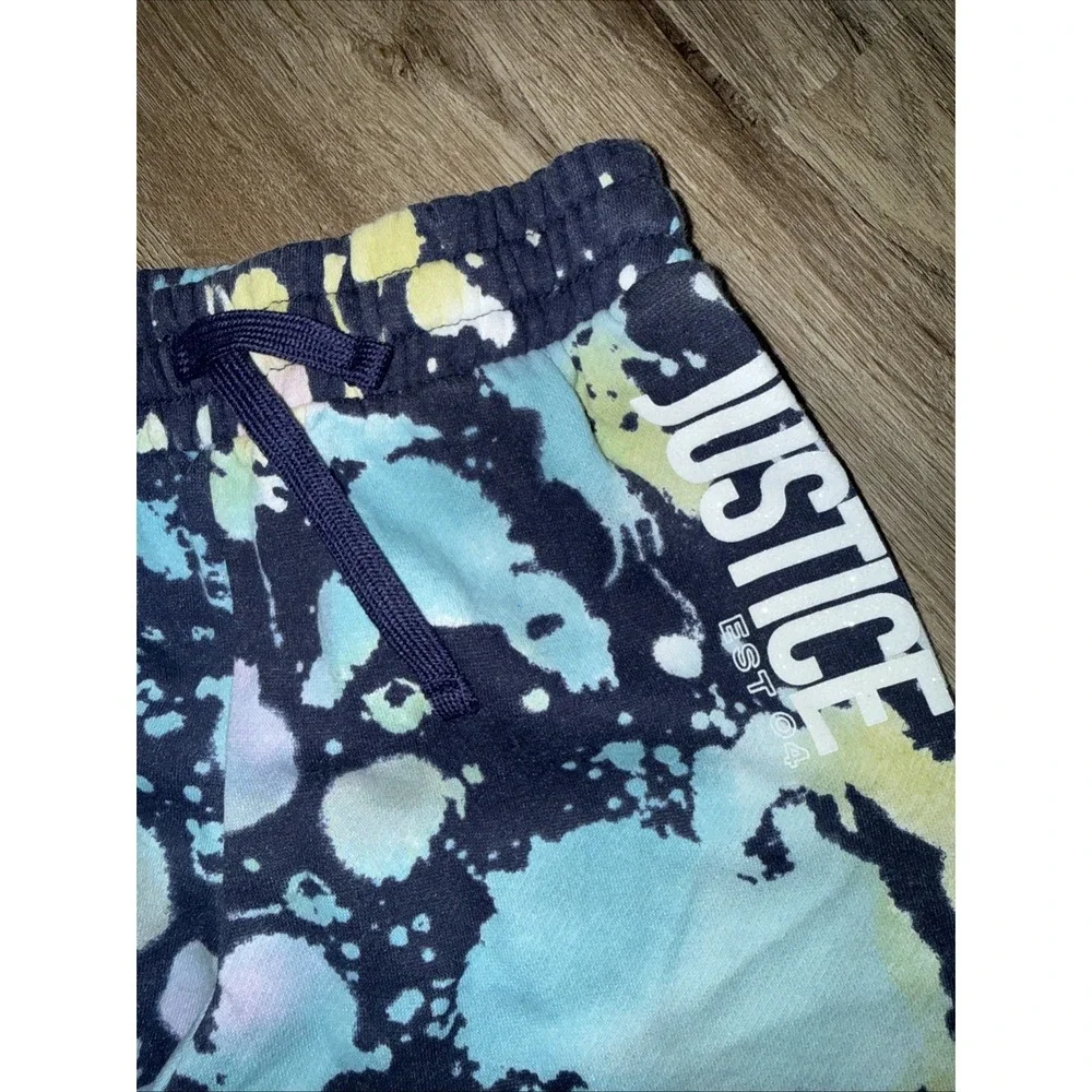 Girls Size 7/8 Justice Tie dye Joggers